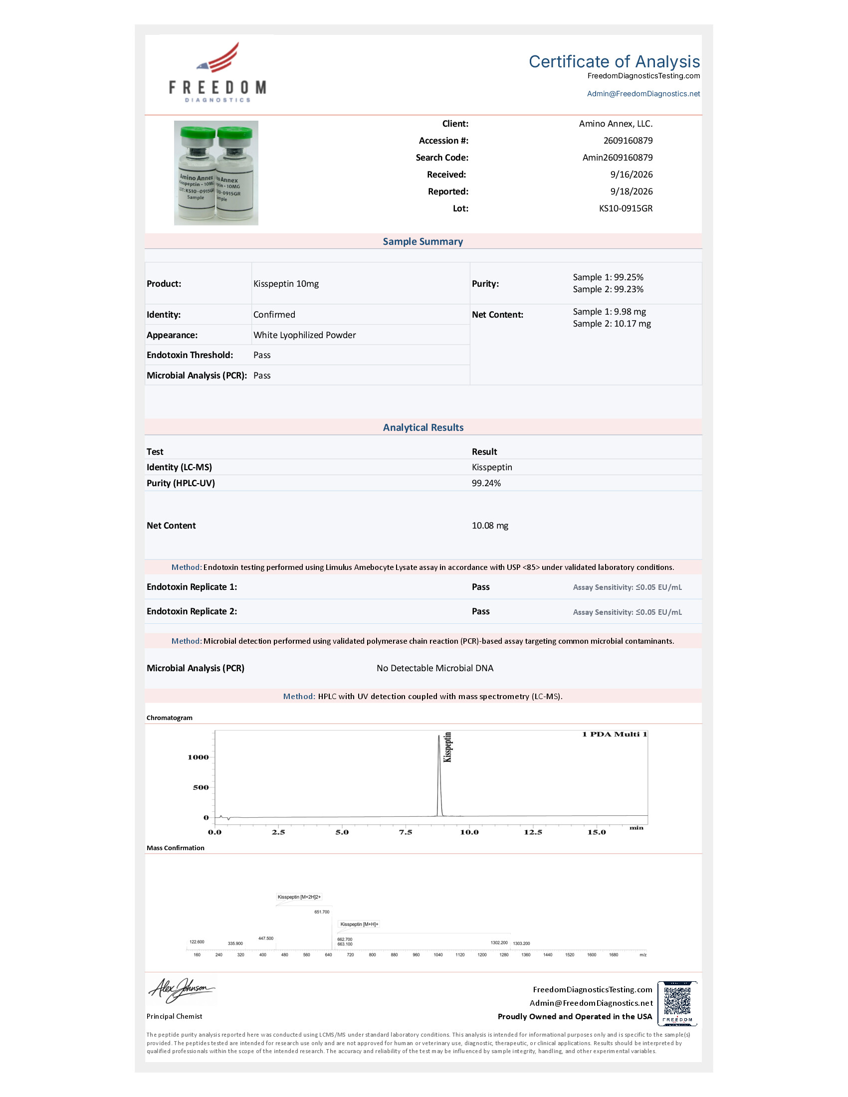 KS100915GR COA